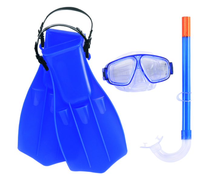 Bestway 25009 Hydro Pro 4 Piece Aviator Style Dive Set - Blue - Zoom Image 1