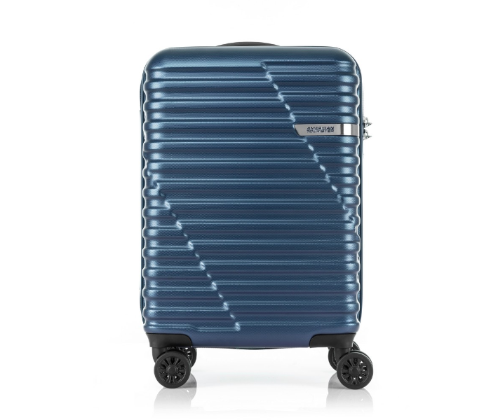 American Tourister GAT104LUG03554 55cm Sky Bridge Spinner Soft Case Trolley Bag - Navy - Zoom Image 3