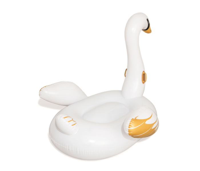 Bestway 41120 Luxury Swan Pool Float - White and Gold - Zoom Image 4