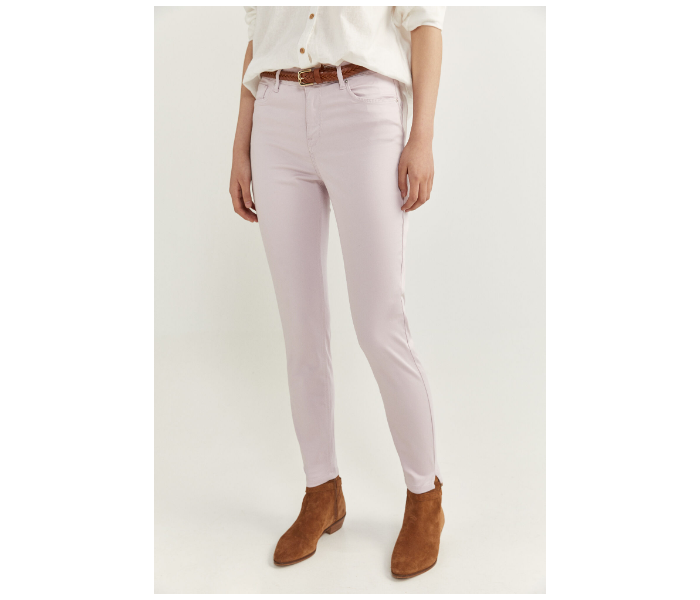 Springfield SS20 Plain Trouser Pant EU 42 For Women  - Light Pink - Zoom Image 2