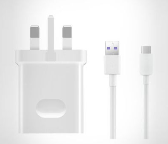 Huawei Fast Charger with Type C Cable - White - Zoom Image 2