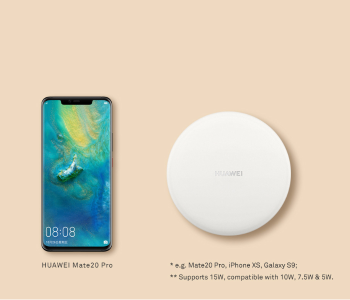 Huawei CP60 Wireless Charger - White - Zoom Image 2