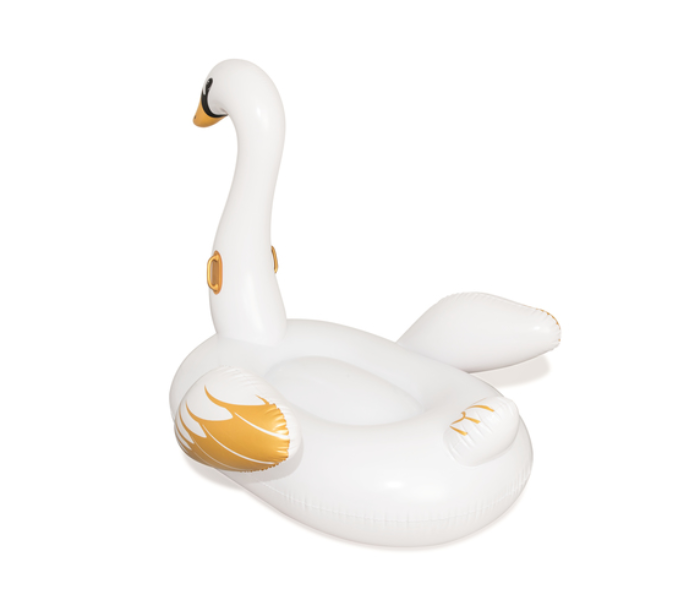 Bestway 41120 Luxury Swan Pool Float - White and Gold - Zoom Image 3