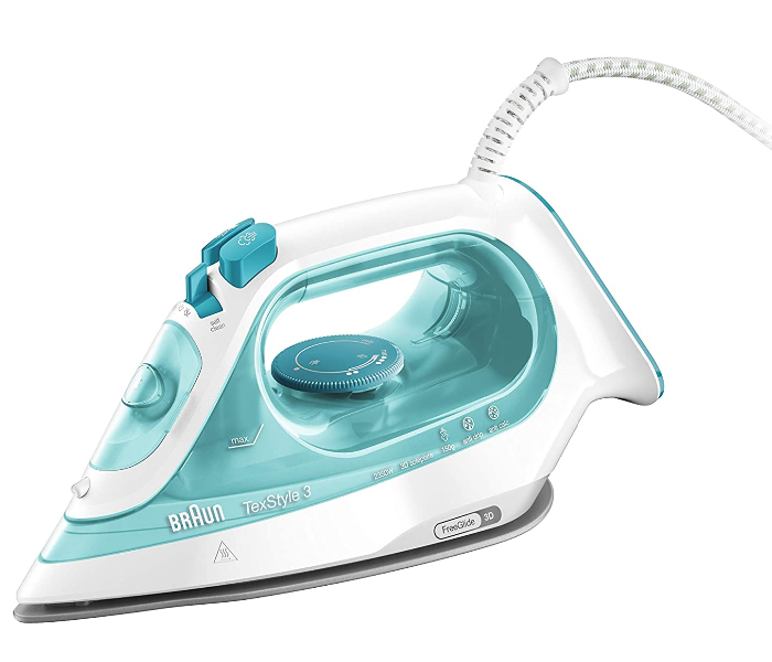 Braun SI3041 Tex Style 3 Steam Iron - Turquoise - Zoom Image 2