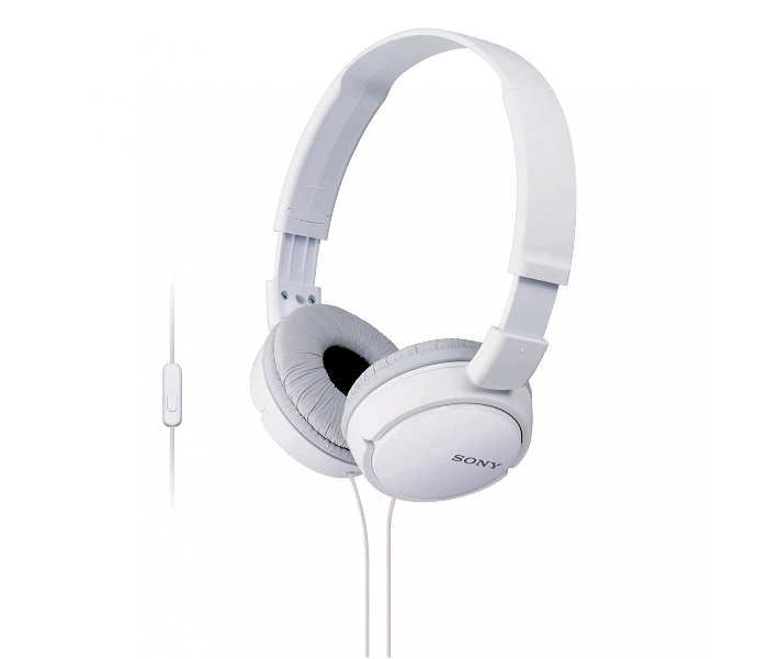 Sony ZX110WH On-Ear Headphones - White - Zoom Image 1