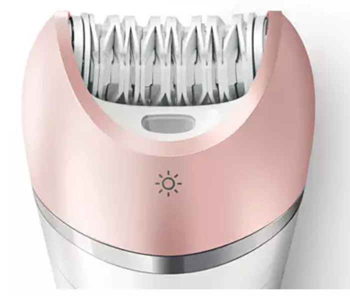 Philips BRE640-00 Satinelle Advanced Wet and Dry Epilator - White - Zoom Image 2