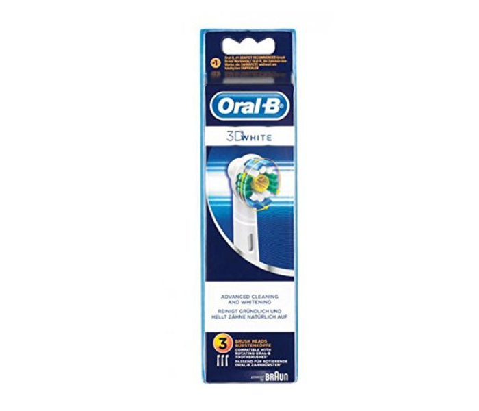 Oral-B EB18-2 Pack of 2 3D White Replacement Rechargeable Toothbrush Heads - Zoom Image 2