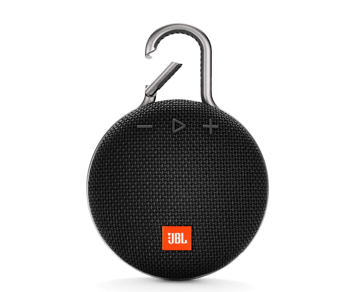 JBL Clip 3 Portable Waterproof Bluetooth Speaker - Black - Zoom Image 1