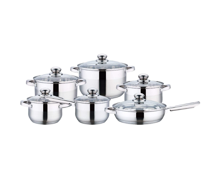 Wilson CKB4156G 12 Pieces Cookware Set - Silver - Zoom Image