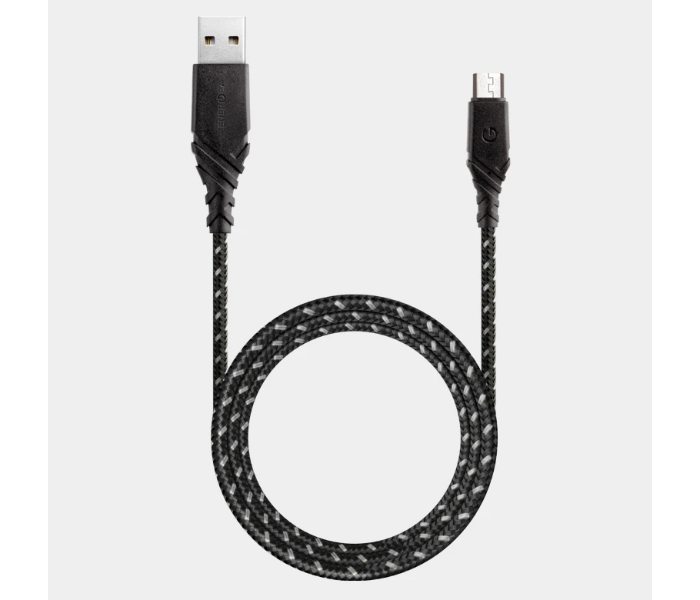 Energea 1.5m Duraglitz Charge and Sync Tough Micro USB Cable - Black - Zoom Image