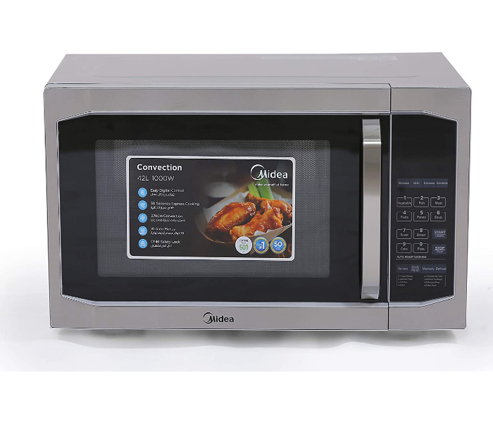 Midea EC042A5L 42L Convection Microwave Oven with Digital Controls - Silver - Zoom Image 1