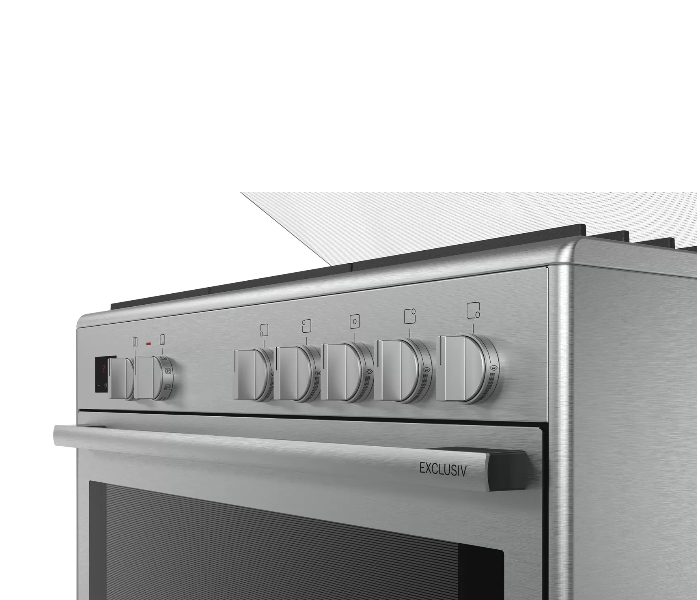 Bosch HSB738357M 90 Cm Series 8 Dual Fuel Range Cooker - Stainless Steel - Zoom Image 5