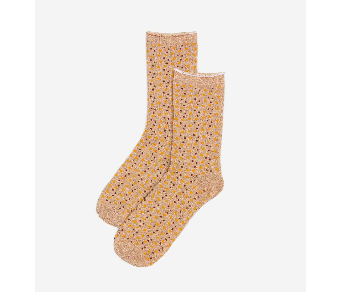 Springfield AW19 Printed Socks EU 39 For Women - Sand - Zoom Image 1