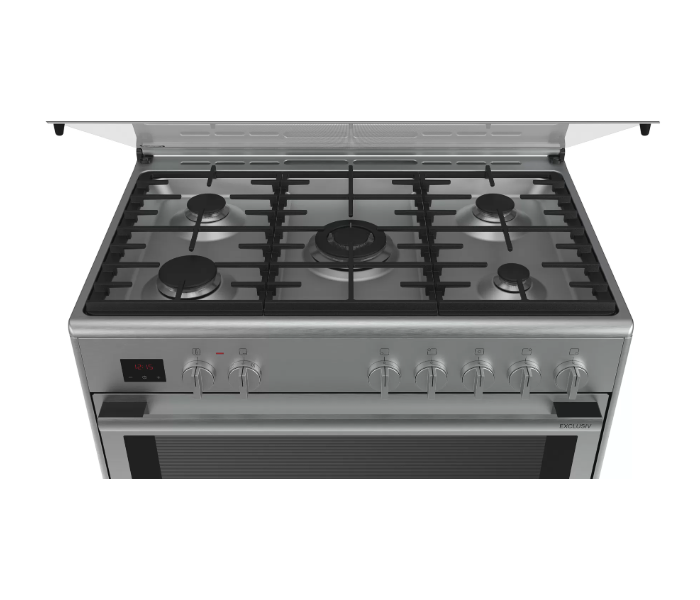 Bosch HSB738357M 90 Cm Series 8 Dual Fuel Range Cooker - Stainless Steel - Zoom Image 2