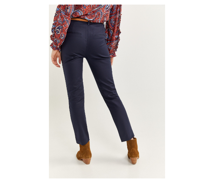 Springfield SS20 Plain Trouser Pant EU 34 For Women - Navy Blue - Zoom Image 4