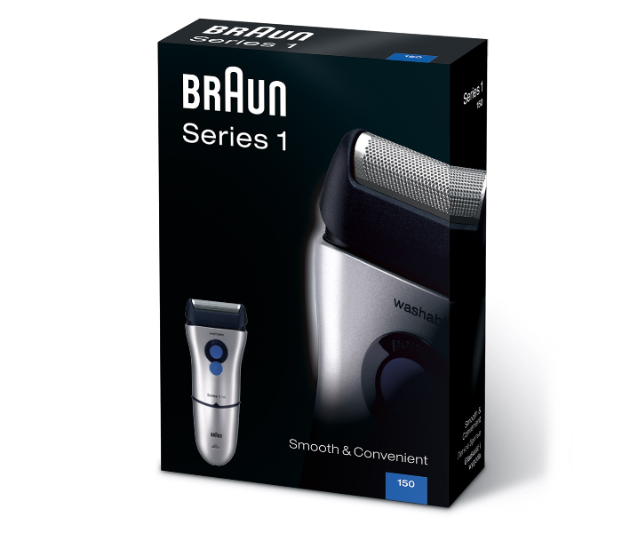 Braun 150S Series 1 Shaver with Protection Cap - Silver - Zoom Image 4