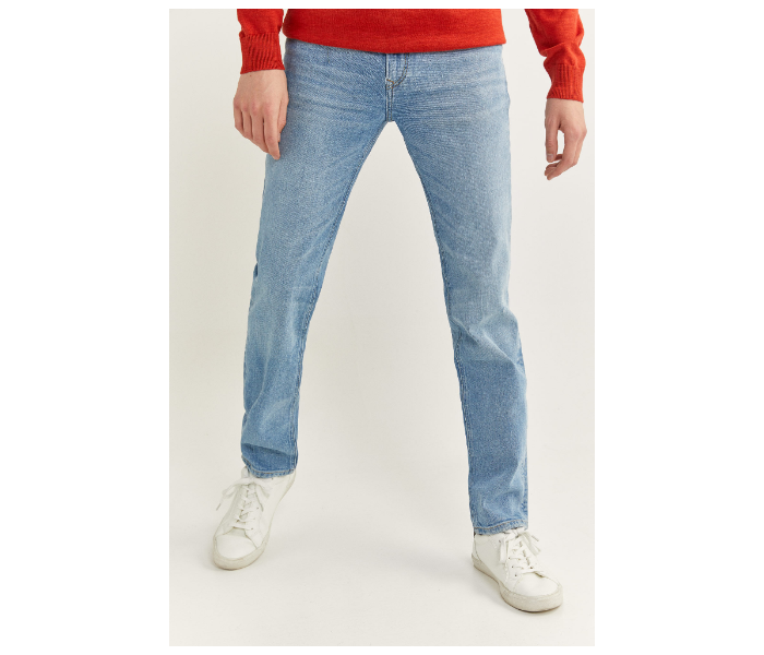 Springfield SS20 Denim Trouser EU 32 For Men - Light Blue - Zoom Image 2