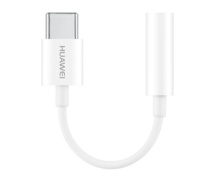 Huawei Type C to 3.5mm Headphone Jack Adapter - White - Zoom Image 1