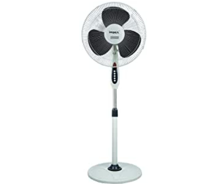 Impex PF 7501 16 Inch Pedestal Fan - Black and White - Zoom Image