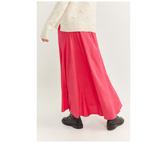 Springfield SS20 Solid Midi Skirt EU 38 For Women - Pink - Zoom Image 4