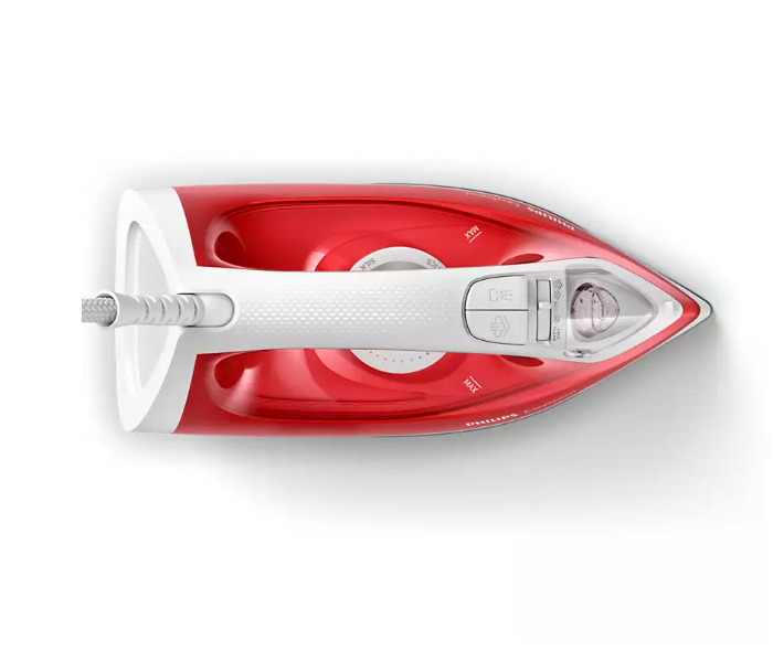 Philips GC1742-46 2000 Watts Easy Speed Steam Iron - Red And White - Zoom Image 4