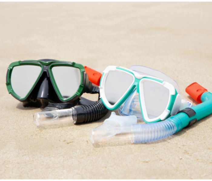 Bestway 24053 Hydro Pro Dive Mira Mask and Snorkel Set - Green - Zoom Image 3