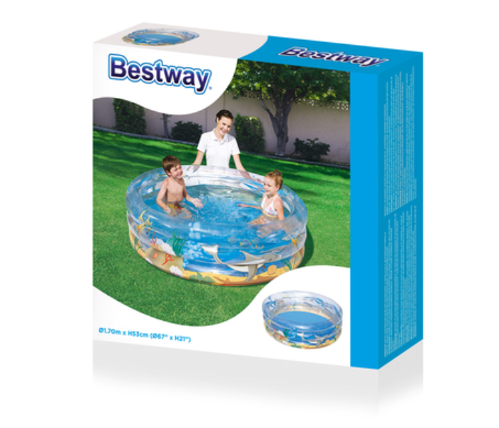 Bestway 51048 Tropical Play Pool - Transparent - Zoom Image 2