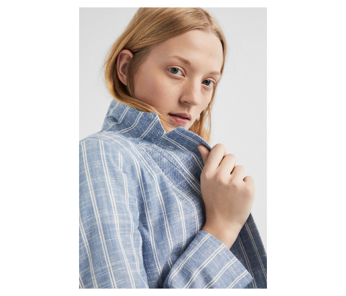 Springfield SS19 Striped Kimonos Small For Women - Light Blue - Zoom Image 2