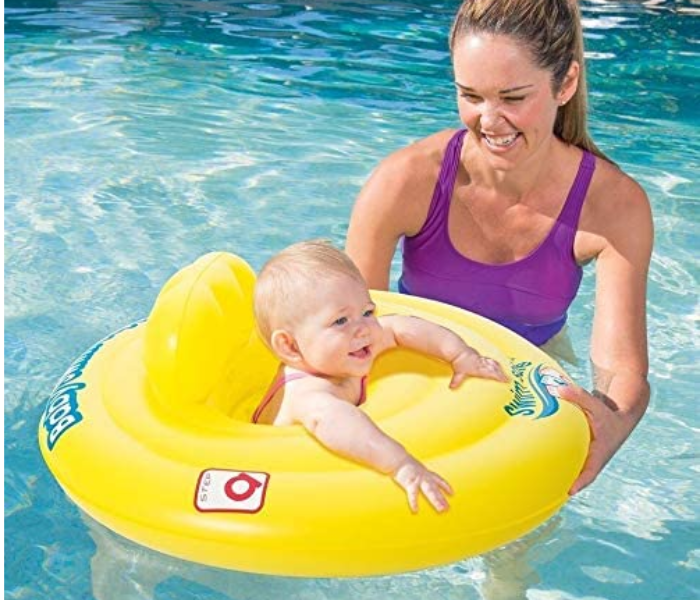 Swim Safe 32027 Double Ring Baby Seat Step A - Yellow - Zoom Image 3