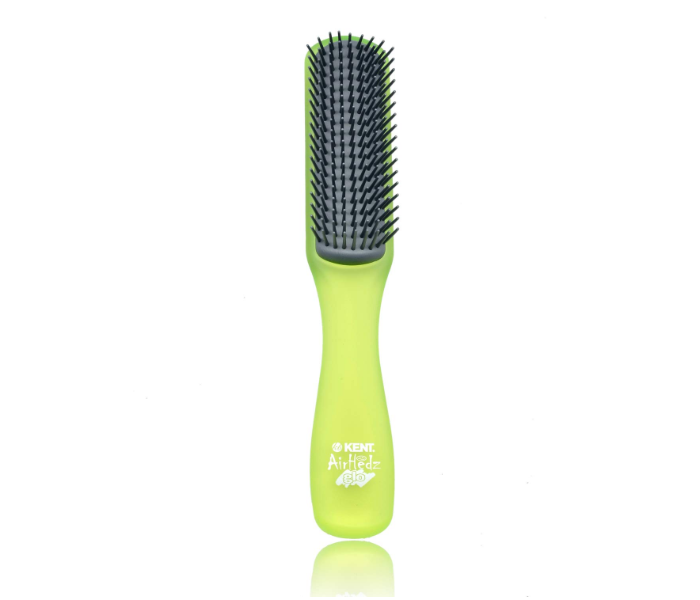 Kent Airhedz AHGLO02 Glo Flat 9 Row Hair Brush - Lime - Zoom Image 1