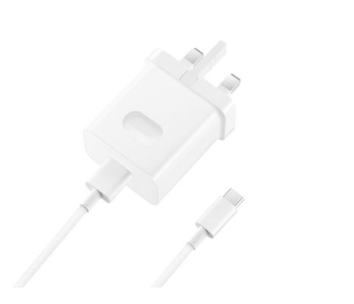 Huawei Fast Charger with Type C Cable - White - Zoom Image 1