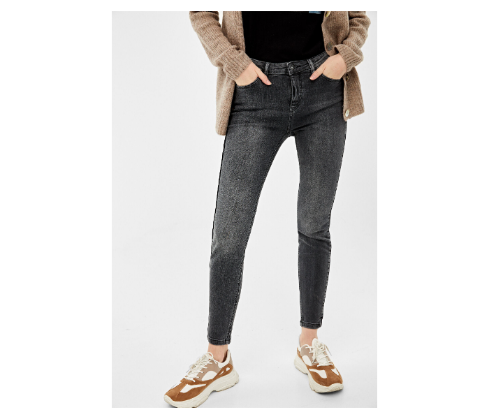 Springfield AW19 Fancy Double Shaded Denim Jeans EU 36 For Women - Dark Grey - Zoom Image 3