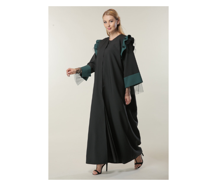 Moistreet Small Formal Abaya - Black - Zoom Image 2