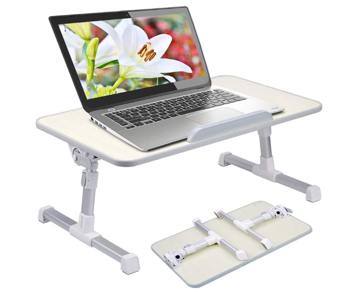 Besta Adjustable Portable Laptop Table - White - Zoom Image