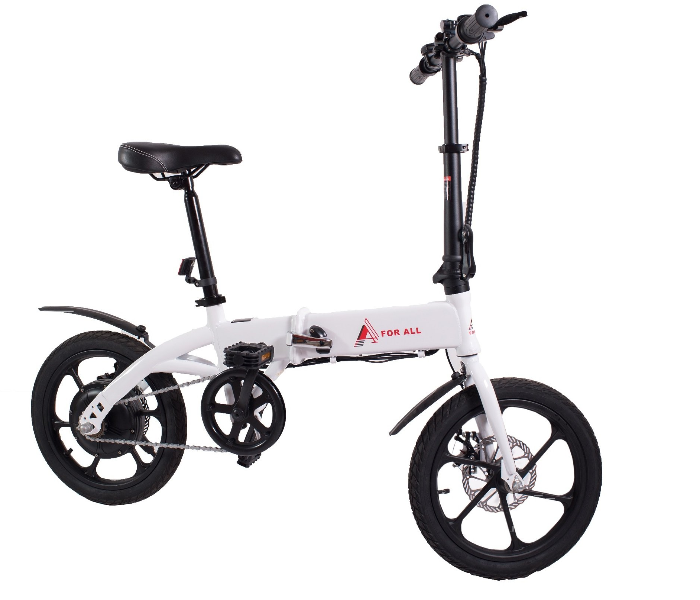 For All 350 watts Super Foldy Electronic Scooter - White - Zoom Image 1