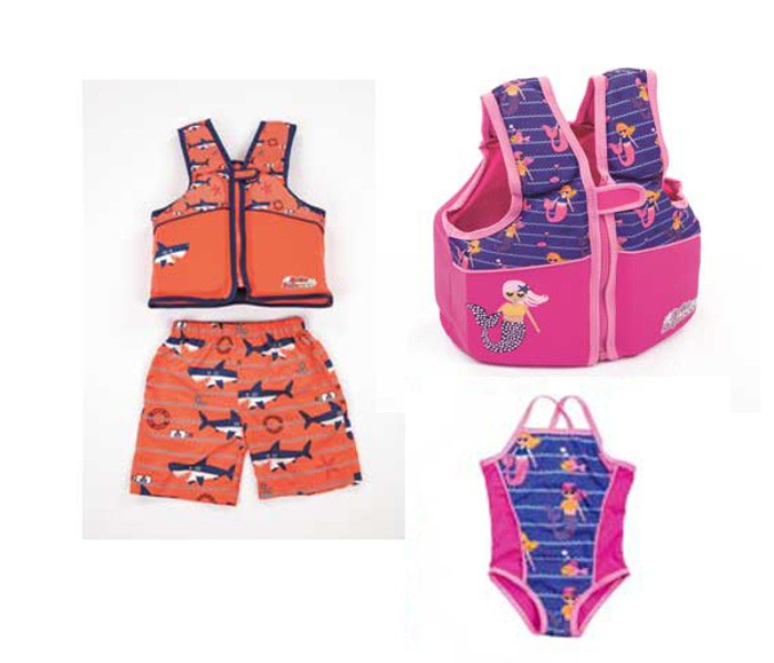 Swim Safe 32164 Unisex 2 Piece Flotation Trainer Small Vest - Zoom Image 2