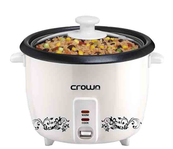 Crownline RC-168 Rice Cooker With Steamer - White - Zoom Image 5