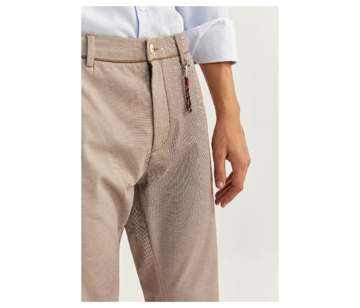 Springfield SS20 Sport Trouser Solid Chinos EU 40 For Men – Light Khaki - Zoom Image 4