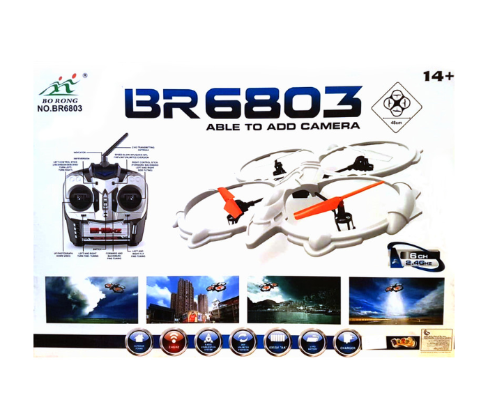 Family Center 6CH Remote Control Helicopter - Black - Zoom Image 4