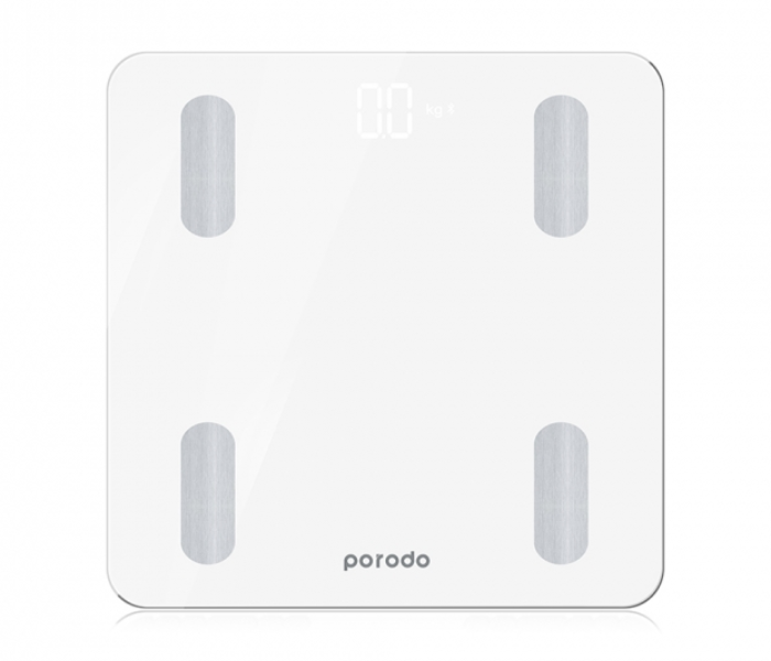 Porodo PDBF1321BT Full Body Smart Scale - White - Zoom Image 1