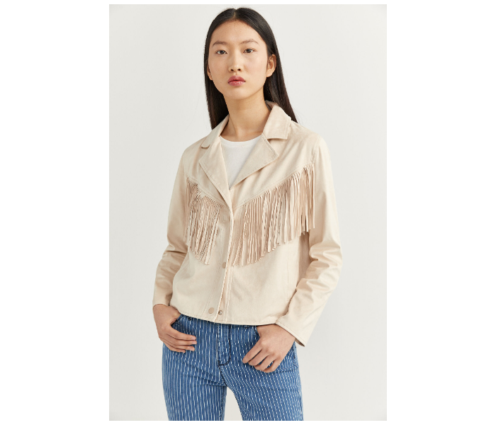 Springfield SS20 Fancy Jacket X-Large For Women - Beige - Zoom Image 1