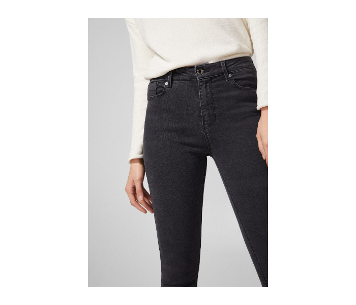 Springfield SS19 High-Rise Denim Jeans EU 38 For Women - Black - Zoom Image 3