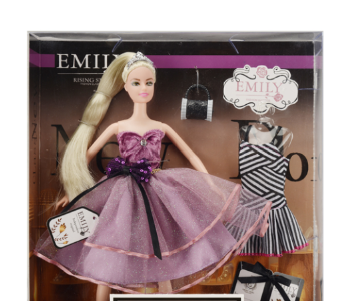 Basmah 11.5 inch Doll Set  - Purple - Zoom Image 2