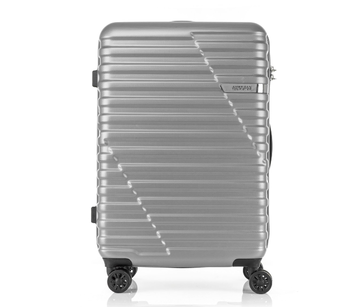 American Tourister GAT104LUG03551 55cm Sky Bridge Spinner Soft Case Trolley Bag - Silver - Zoom Image 1