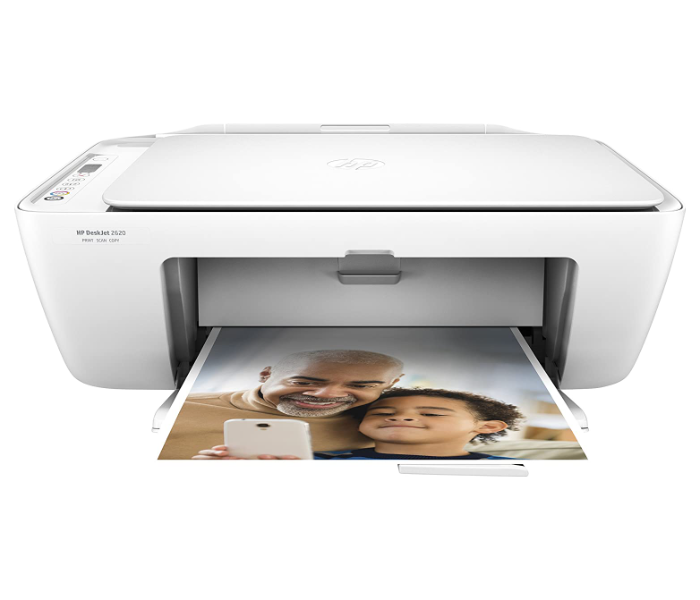 HP DeskJet 2620 V1N01C Wireless All in One Printer - White - Zoom Image 1