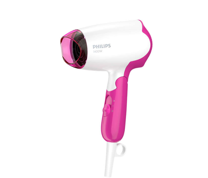 Philips BHD003/03 1400 Watts Dry Care Essential Foldable Handle Hairdryer - White And Purple - Zoom Image 1