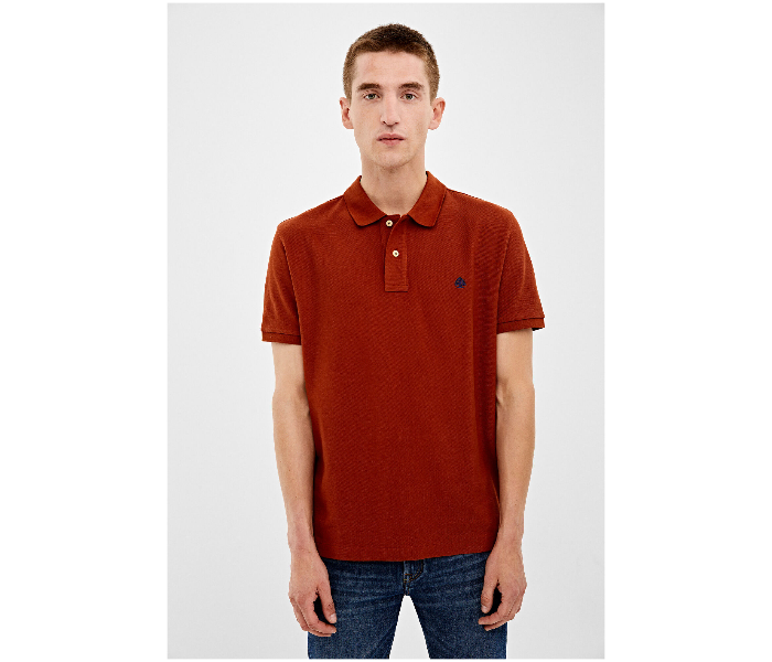 Springfield AW19 Basic Polo T Shirt Small - Wine - Zoom Image 1