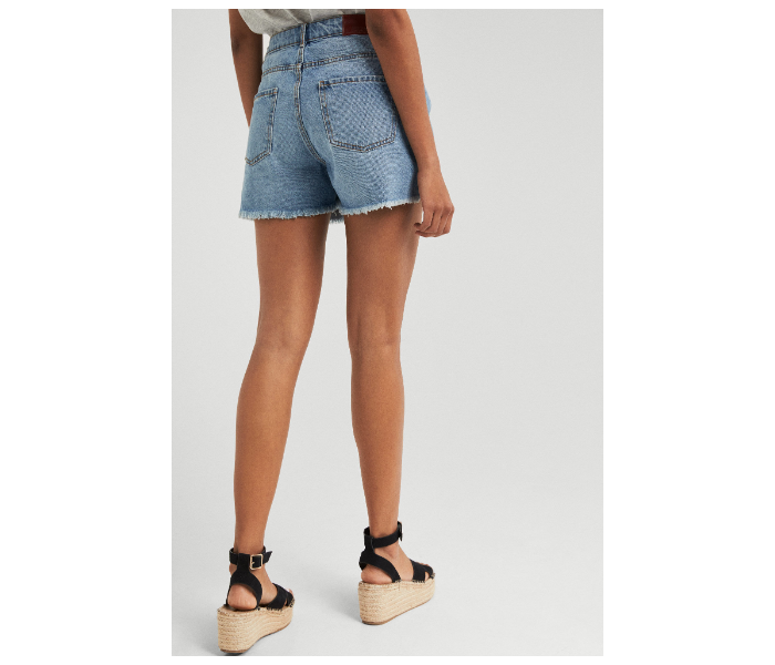 Springfield SS19 Denim Bermuda EU 36 For Women - Medium Blue - Zoom Image 4