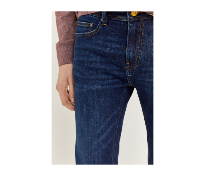 Springfield SS20 Denim Stretch Trouser EU 38 For Men - Jean Blue - Zoom Image 4