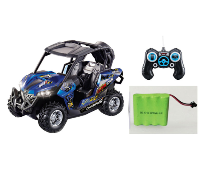 Family Center 4 Channel Remote Control Car With Battery - Blue - Zoom Image